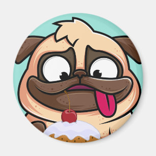 Cute Pug Magnet