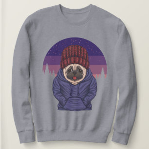 Cute Pug Sweatshirt