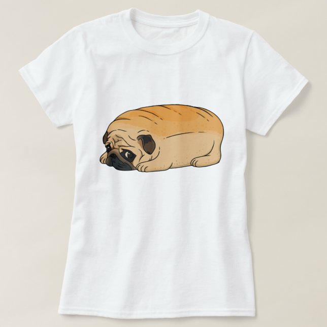 Cute Pug T-Shirt (Design Front)