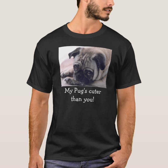 cute pug Tee (Front)