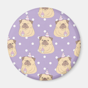 Cute Pugs Magnet