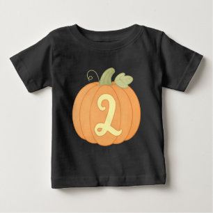 Cute Pumpkin 2nd Birthday Shirt   Fall Autumn Kids