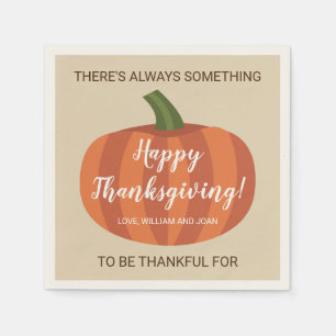 Cute Pumpkin Autumn Fall Thanksgiving Napkin