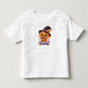 Cute Pumpkin Character 🎃🧡 Toddler T-Shirt