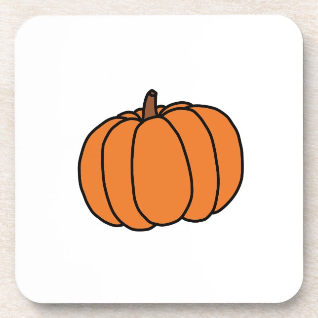 CUTE PUMPKIN DOODLE COASTER (Front)