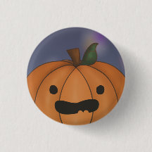 Cute Pumpkin Face Illustration