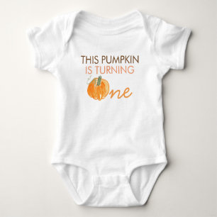 Cute Pumpkin first Birthday Baby Shirt