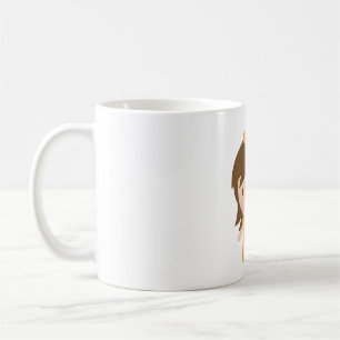 Cute Pumpkin Girl, Halloween Costume Coffee Mug