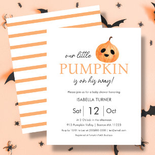 Cute Pumpkin   Halloween Baby Shower