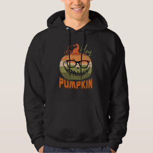 cute pumpkin Halloween - hey pumpkin design Hoodie