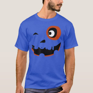 Cute pumpkin happy halloween day spooky season fun T-Shirt