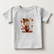 ​Cute Pumpkin Linus Fall Toddler & Baby T-Shirt