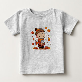 ​Cute Pumpkin Linus Fall Toddler & Baby T-Shirt