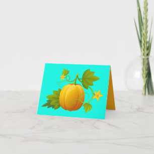 Cute Pumpkin Note Card