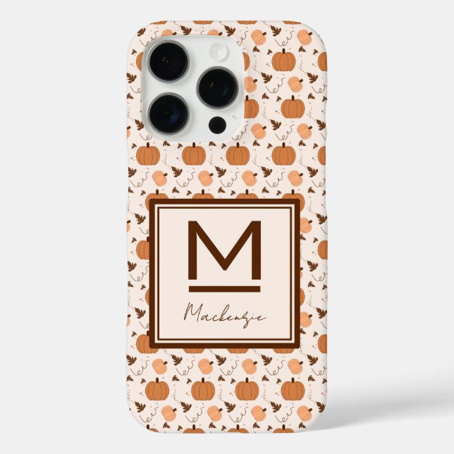 Cute Pumpkin Pattern Case-Mate iPhone Case (Back)