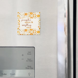 Cute Pumpkin Pattern   Thanksgiving  Magnet