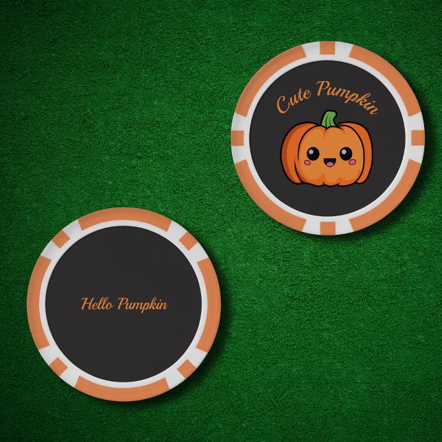 Cute Pumpkin Poker Chips (Cute Pumpkin Poker Chips)
