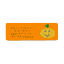 Cute Pumpkin Return Address Label