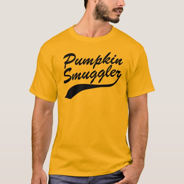 Cute Pumpkin Smuggler Women's Maternity Halloween T-Shirt (Front)