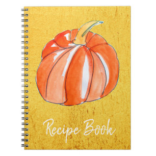 Cute Pumpkin vegetable Autumn fall Notebook