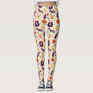 Cute Pumpkins Halloween Leggings