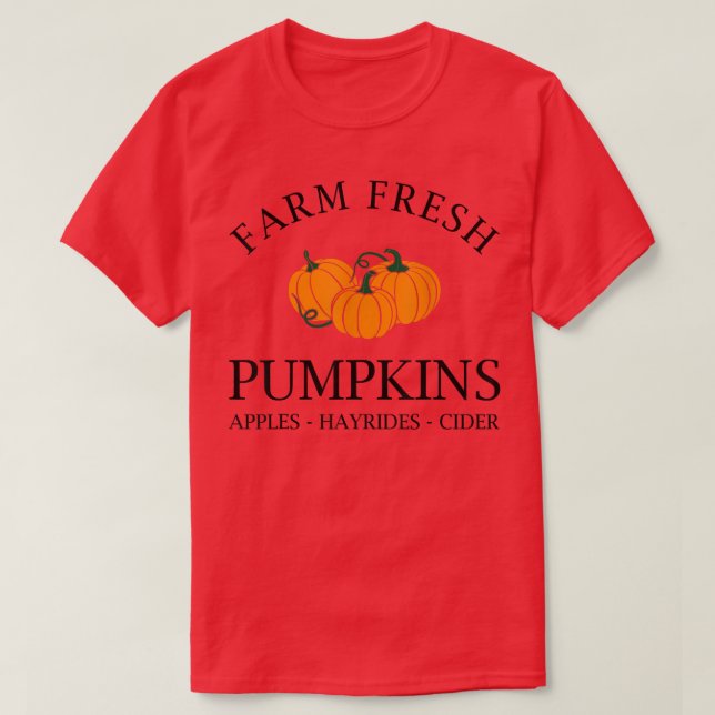 Cute Pumpkins Happy Autumn Pumpkin Lover Thanksgiv T-Shirt (Design Front)