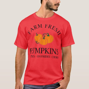 Cute Pumpkins Happy Autumn Pumpkin Lover Thanksgiv T-Shirt