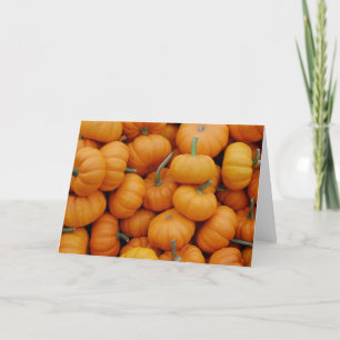 Cute Pumpkins Photo Greeting Card