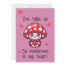 Cute Pun Valentine’s Day Card – Mushroom