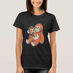 Cute Punch Monkey Japan Heartwarming Orangutan T-Shirt