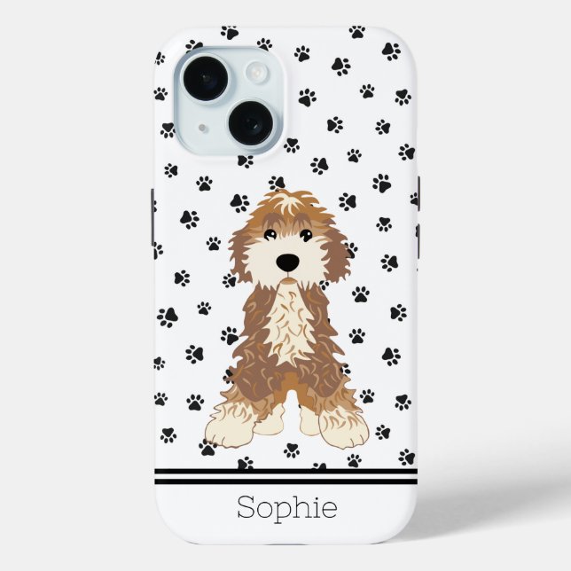 Cute Pup Custom Case-Mate iPhone Case (Back)