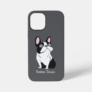 Cute Pup, gray iPhone 12 Mini Case