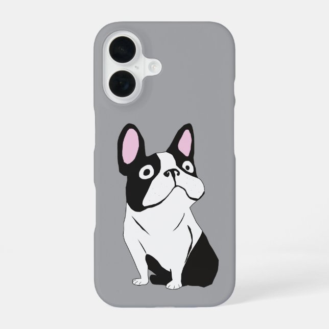 Cute pup iPhone 16 case (Back)