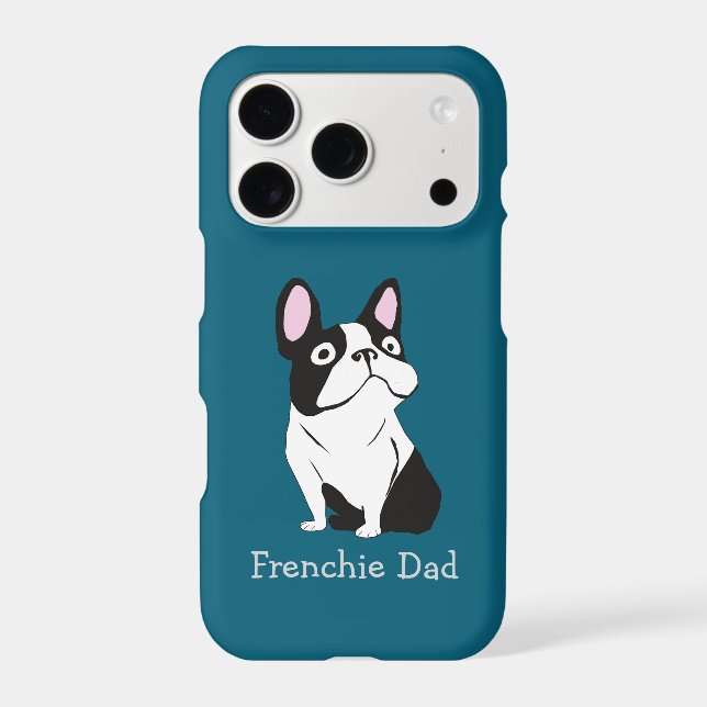 Cute Pup, medium dark blue (Back)