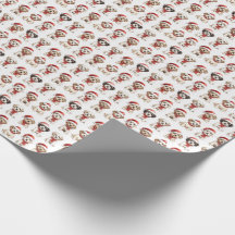 Cute Puppies Christmas Wrapping Paper