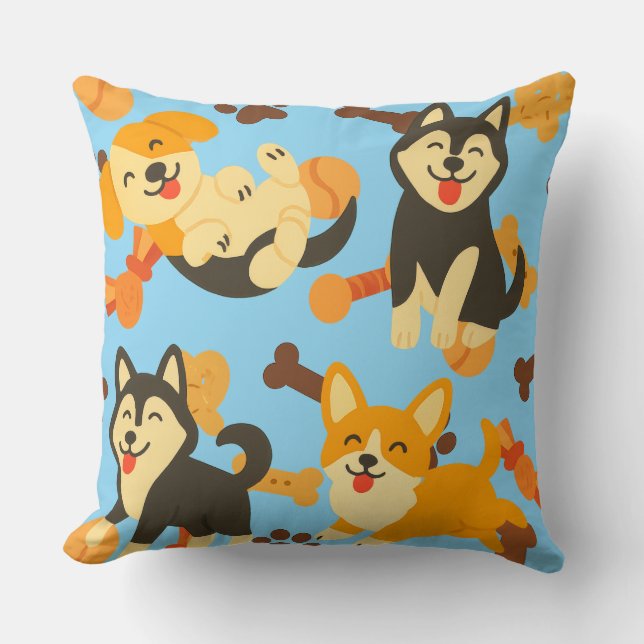 Cute Puppies Cushion (Front)