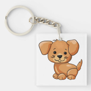 Cute Puppies Cute Funny and Smart dog Key Ring