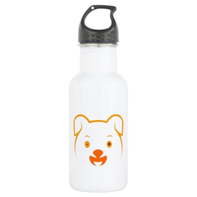Cute Puppy 532 Ml Water Bottle (Front)
