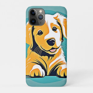 Cute Puppy Art Design iPhone 11 Pro Case