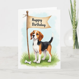 Cute Puppy Banner Card