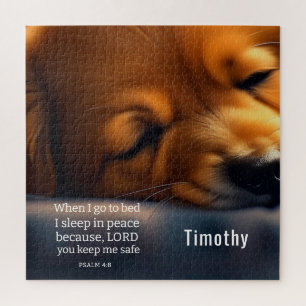 Cute Puppy Bible Jigsaw Puzzle
