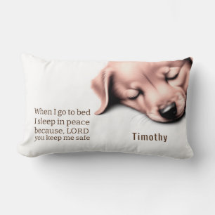 Cute Puppy Bible Lumbar Cushion