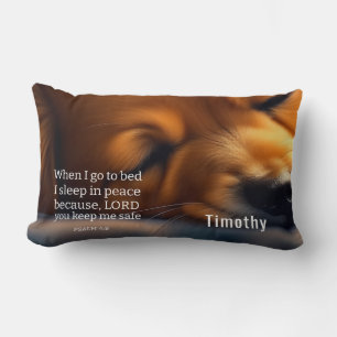 Cute Puppy Bible  Lumbar Cushion