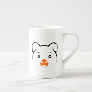 Cute Puppy Bone China Mug