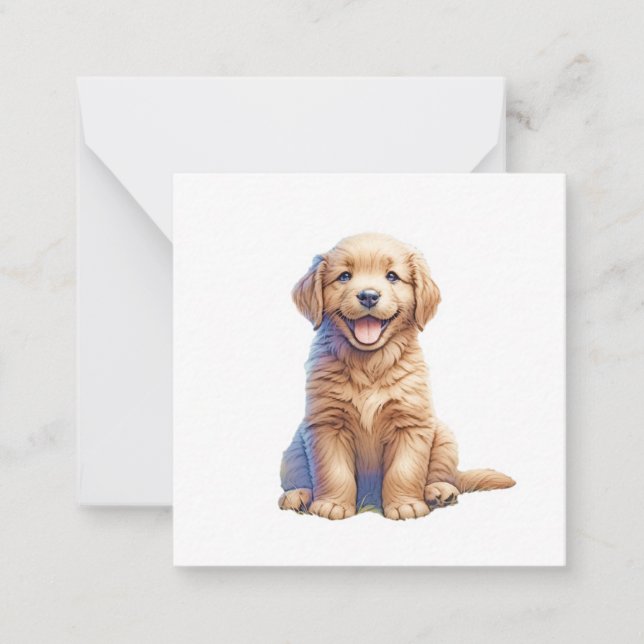 Cute Puppy Card (Front)