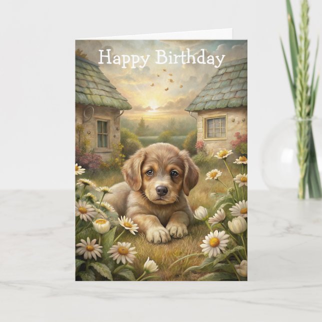 Cute Puppy Card (Front)