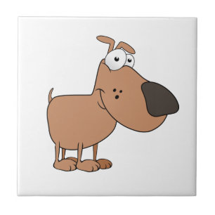 Cute Puppy Ceramic Tile