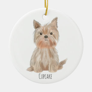 Cute Puppy Christmas Ornament
