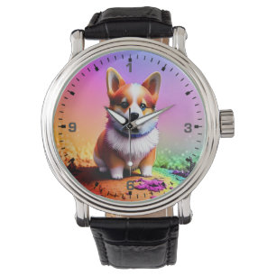 Cute Puppy Corgi Dog-36475 Watch