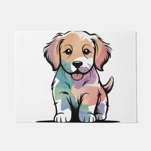 Cute Puppy Design Doormat